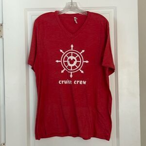Red Cruise Crew T-shirt